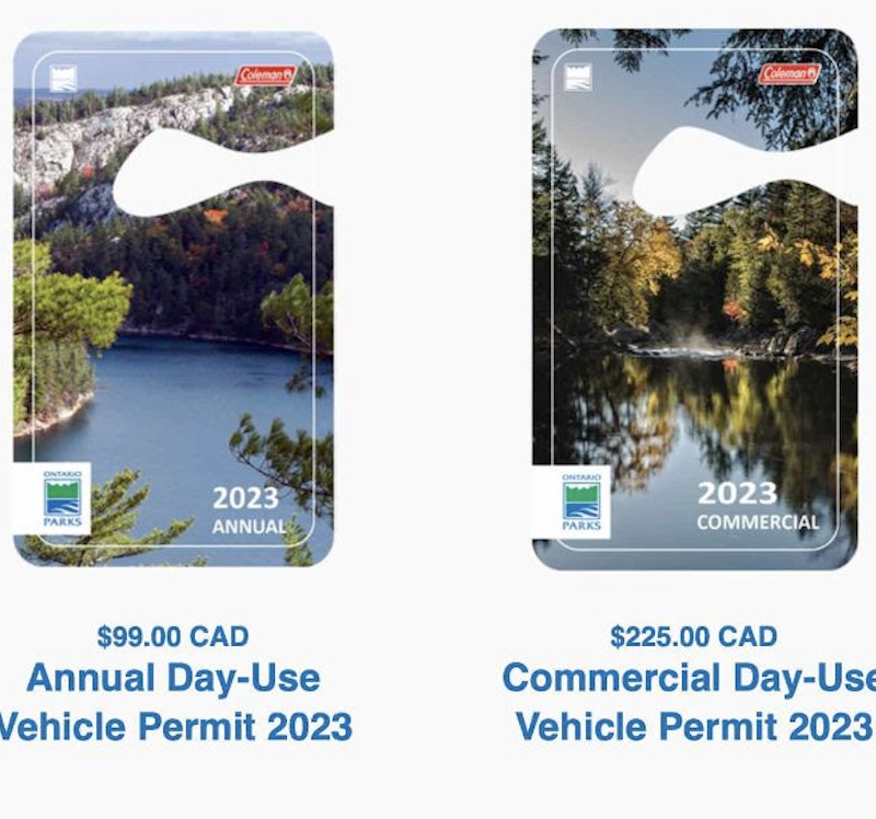 2023 Park Entry Permits